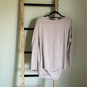 CRZ YOGA Light Pink Long Sleeve Shirt